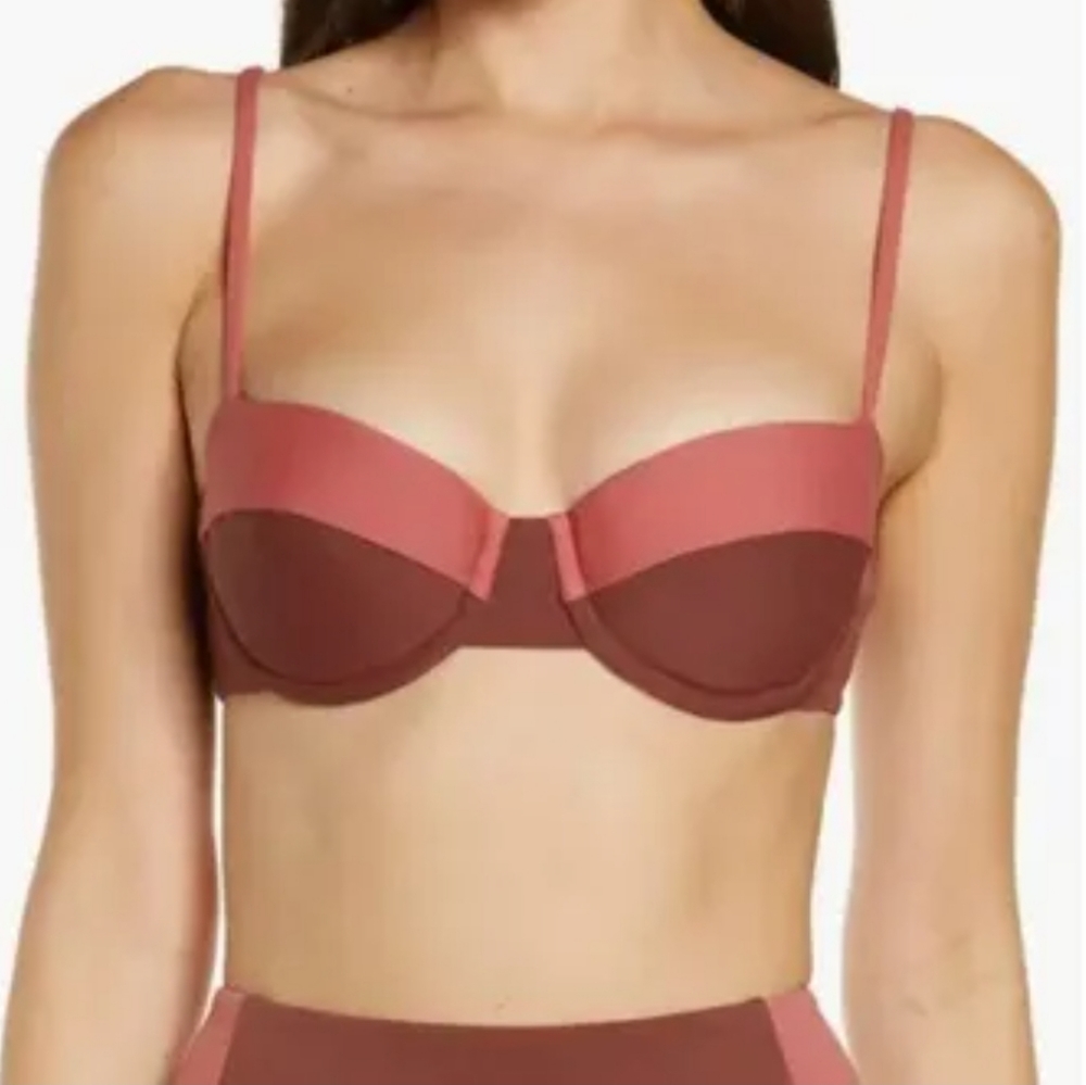 NWT Veronica Beard Dyer Underwire Bikini Top